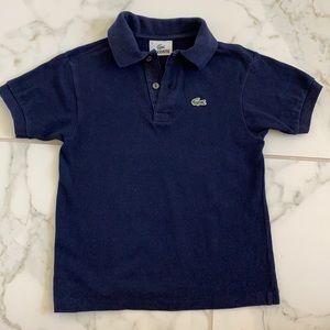Boy’s Lacoste short sleeve, navy